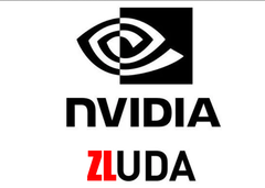 CUDA funziona sulle GPU AMD (logo Nvidia CUDA modificato)