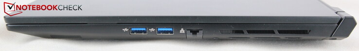 Destra: 2x USB-A 3.0, LAN