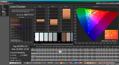 ColorChecker prima della calibrazione