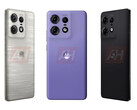 Si dice che Motorola abbia progettato l'Edge 50 Pro in tre colori di lancio. (Fonte immagine: Android Headlines)
