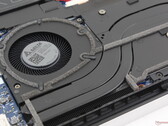 La soluzione di raffreddamento di un HP EliteBook. (Fonte: Notebookcheck)