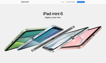 rendering del concept dell'iPad mini 6 fatto dai fan. (Fonte: Michael Ma/Behance)