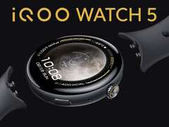 L&#039;iQOO Watch 5 si affida ad uno stile di cinturino proprietario, come molti dei suoi rivali. (Fonte immagine: Vivo - modificato)