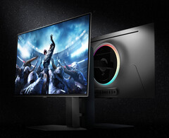 La 'tecnologia Glare Free' applicata all'Odyssey OLED G6 G60SD si dice che sia del 61% meno lucida rispetto alla pellicola AGLR convenzionale. (Fonte: Samsung)