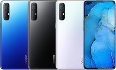 Le colorazioni disponibili di Oppo Reno3 Pro (Image Source: GSMArena)