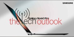 Samsung Galaxy Book 3 Pro. (Fonte: TheTechOutlook)