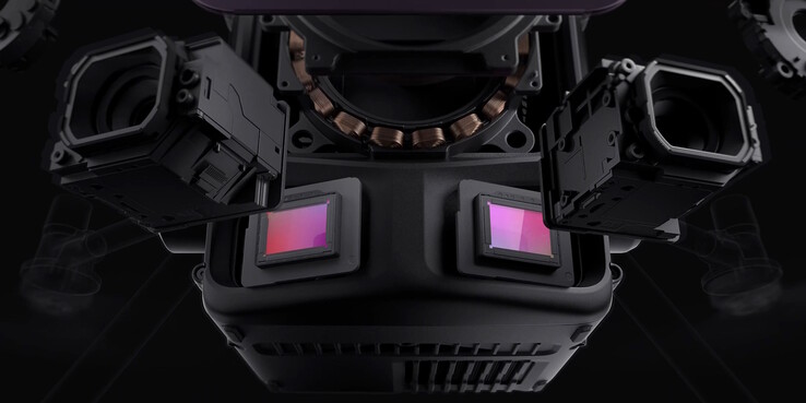 Lo Zenmuse L3 è dotato di due fotocamere e di un modulo LiDAR (fonte: DJI)