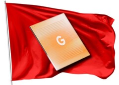 Il SoC Tensor di Google sembra aver attirato le bandiere rosse di un rivale presto feroce. (Fonte immagine: Google/Unsplash - modificato)
