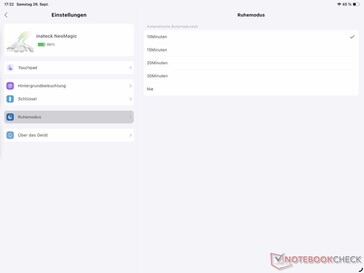 La modalità silenziosa può essere regolata anche nell'app.