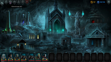 Un'immagine che mostra un ambiente tratto da Iratus: Lord of the Dead.