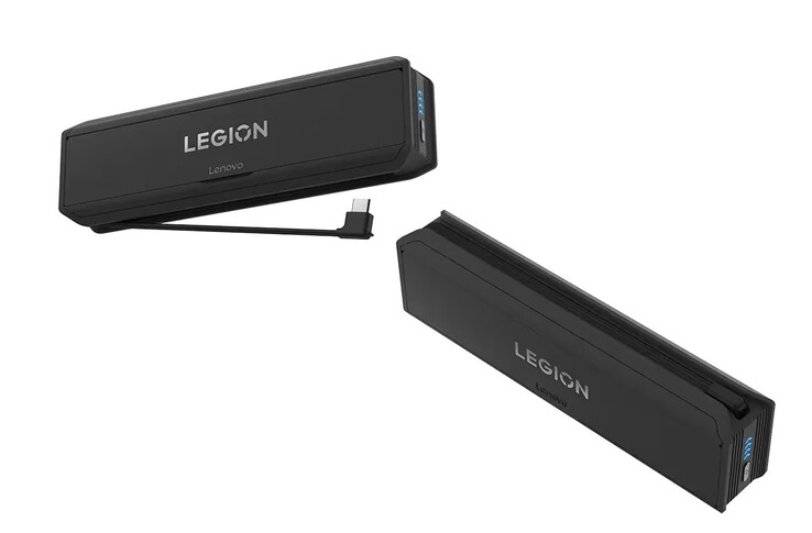 Il Power Bank Legion Go 65W 12800mAh ha un cavo USB-C staccabile. (Fonte immagine: Lenovo)