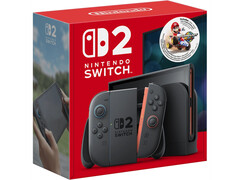 Un'immagine promozionale della confezione di Nintendo Switch 2 US su sfondo bianco. (Fonte immagine: Nintendo)