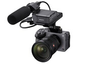 La Sony FX5 (ILME-FX5) è dotata di un attacco XLR per il montaggio di microfoni esterni e accessori.