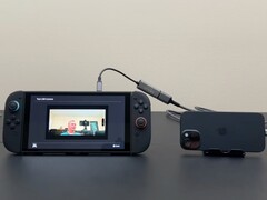 Un iPhone utilizzato come webcam per lo Switch 2. (Fonte immagine: Will It Work? su YouTube)