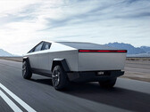 I rendering del Cybertruck lo ritraggono senza specchietti laterali (immagine: Tesla)