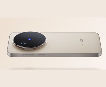 Vista posteriore di Vivo X300 che evidenzia il modulo circolare Zeiss a tripla fotocamera (Fonte: Vivo)