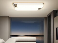 La Xiaomi Mijia Smart Ceiling Light Pro per il soggiorno ha una potenza di 140 W e una luminosità massima di 10.000 lumen. (Fonte: Xiaomi)