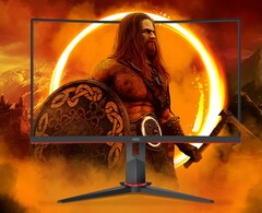 AOC commercializza l'AGON GAMING C27G2Z3/BK con un design senza cornice su tre lati. (Fonte: AOC)