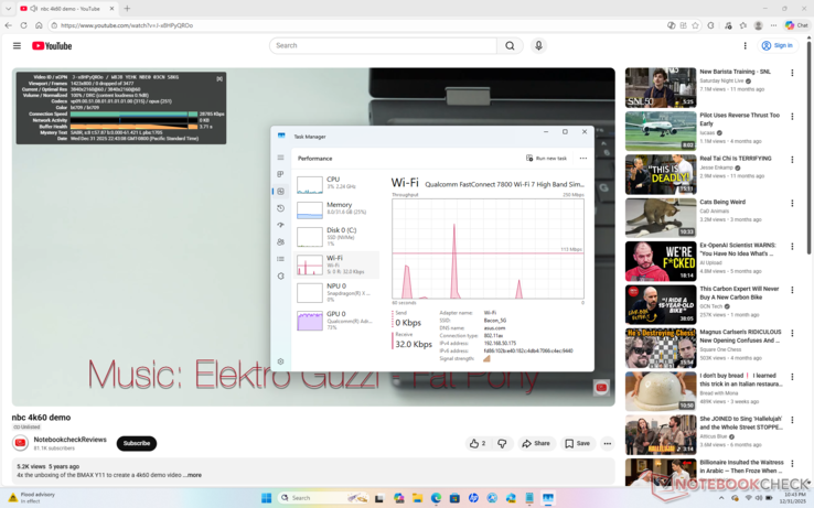 Riproduzione fluida di video 4K60 senza cadute di fotogrammi registrati