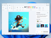 Nuova interfaccia utente di MS Paint con il pulsante Cocreator (fonte: Microsoft)