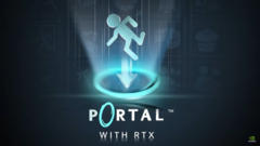 Portal avrà presto RTX On. (Fonte: NVIDIA via YouTube)