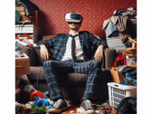Occhiali VR usati per affrontare le malattie mentali (immagine simbolica: Bing AI)