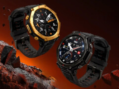 Lo smartwatch Amazfit T-Rex 3 Pro (sopra) è stato menzionato in un recente aggiornamento dell'app. (Fonte immagine: Shopee, modificato)