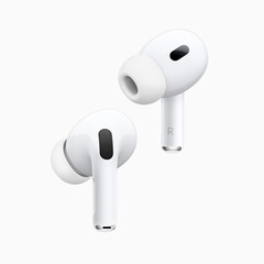 Gli AirPods Pro di Apple (seconda generazione) presentano il chip H2, ANC migliorato, qualità del suono e migliore durata della batteria rispetto agli AirPods Pro di prima generazione. (Fonte: Apple)