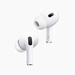 Gli AirPods Pro di Apple (seconda generazione) presentano il chip H2, ANC migliorato, qualità del suono e migliore durata della batteria rispetto agli AirPods Pro di prima generazione. (Fonte: Apple)