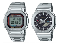 A sinistra, abbiamo il Casio G-Shock GMW-B5000D-1CJF, mentre a destra abbiamo il Casio G-Shock GM-B2100SD-1CJF. (Fonte immagine: Great G-Shock World)