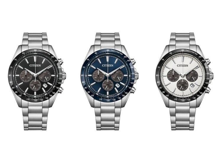 Da sinistra a destra: gli orologi Citizen Collection CA4764-57E, CA4766-51L e CA4764-57A