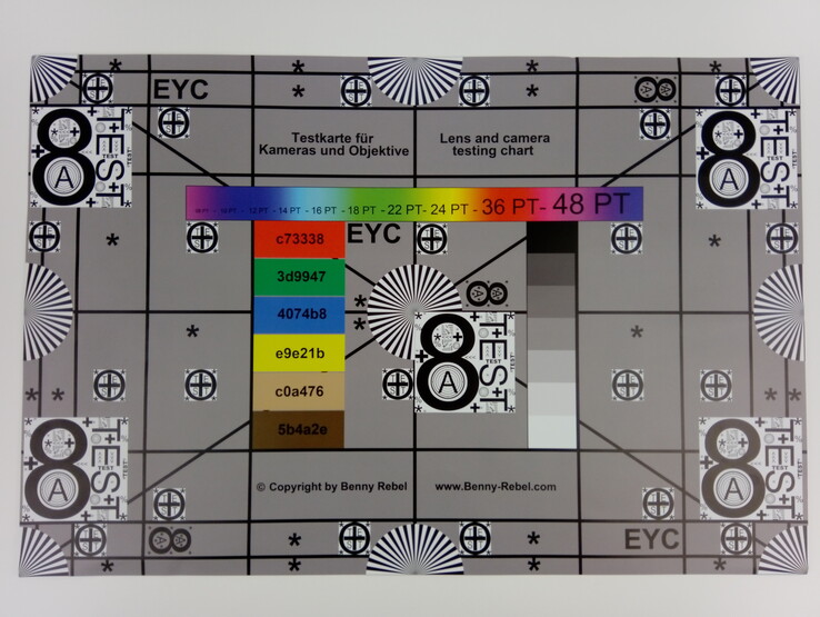 Test chart