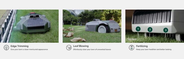 Il robot tagliaerba Heisenberg Robotics LawnMeister H1. (Fonte: Heisenberg Robotics)