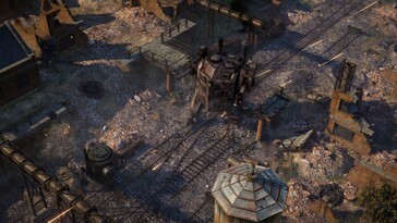 Un'immagine che mostra un mech in Iron Harvest.