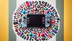 Sembra che il Nintendo Switch 2 si affiderà molto ai magneti per il fissaggio dei controller Joy-Con. (Fonte immagine: immagine generata da DALLE3)