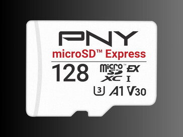 Scheda flash PNY microSD Express da 128 GB (Fonte immagine: PNY PR)