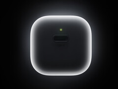 Il caricatore da 40W ha un design simile alla custodia di ricarica di Apple AirPods. Nella foto: un'immagine promozionale che offre uno sguardo all'adattatore.