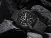 Il Timex Expedition Capstone con cinturino in silicone nero, nella foto. (Fonte: Timex)