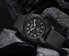 Il Timex Expedition Capstone con cinturino in silicone nero, nella foto. (Fonte: Timex)