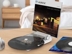 Toshiba rilascia il lettore di dischi portatile Aurex AX-RP10 Bluetooth per gli amanti del vinile. (Fonte: Toshiba)