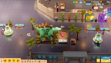 Nella foto: uno screenshot del gameplay di Two Point Museum.