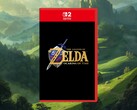 Modello della confezione della versione per Switch 2 del remake di "Zelda: Ocarina of Time"