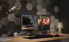 Cooler Master inizierà a vendere il GM34-CWQ2 all&#039;inizio del 2024. (Fonte: Cooler Master via TFT Central)