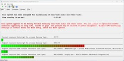 Latenze massime dopo dieci secondi di Prime95