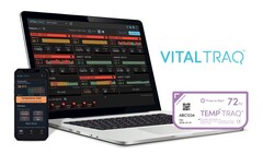 I medici possono monitorare i segni vitali dei pazienti a distanza utilizzando Blue Spark VitalTraq. (Fonte: Blue Spark)