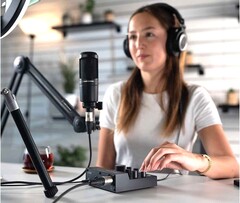 L&#039;AT-UMX3 è un mixer audio facile da usare per podcaster e live streamer. (Fonte: Audio-Technica Japan)