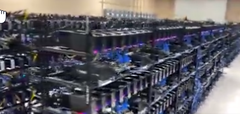 Quasi un quarto della fattoria di Davidson sembra essere costituito da schede GeForce RTX 3070 Founders Edition provenienti direttamente da NVIDIA (Fonte immagine: @jaxson_davidson)