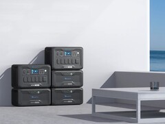Il sistema Bluetti AC500 &amp;amp; B300S è modulare: ogni AC500 è in grado di collegare fino a sei batterie. (Fonte: Bluetti)