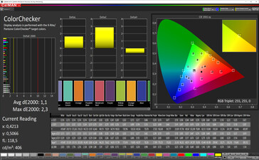 ColorChecker (profilo: normale, bilanciamento colore: Standard, spazio colore target: sRGB)