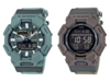 Gli orologi Casio G-Shock GA-010CE-2A (a sinistra) e GD-010CE-5 (a destra). (Fonte: Casio)
